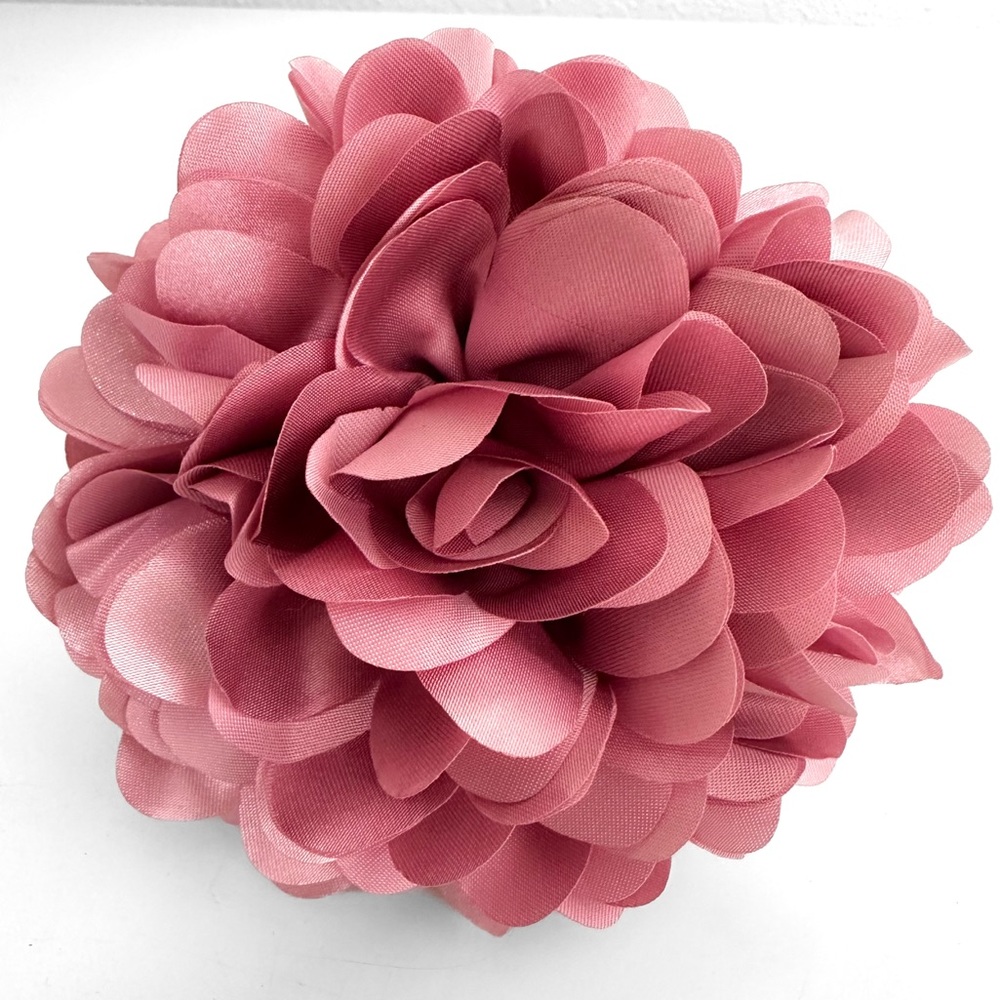 Big Boho Flower Hair Clip in Pink